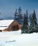 Barn in the cold